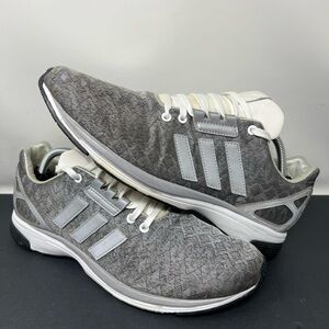 ADIDAS ZX FLUX TECH M21305 Originals Running Training Sneakers Silver Men 10.5